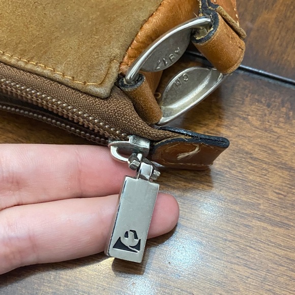 Patchwork Suede Leather Bag in Tan and Brown - Picture 3 of 9